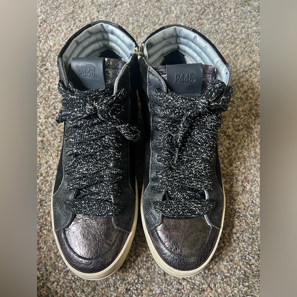 P448 SKATE BOSTER HI-TOP CHARCOAL
 size 39 (8.5 )